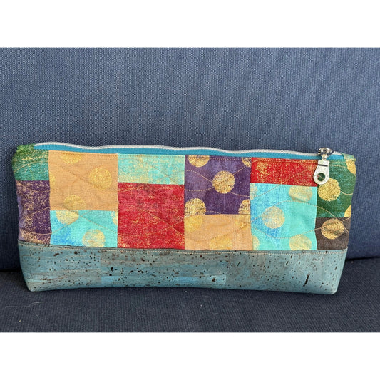 Modern Quilted Pencil Pouch