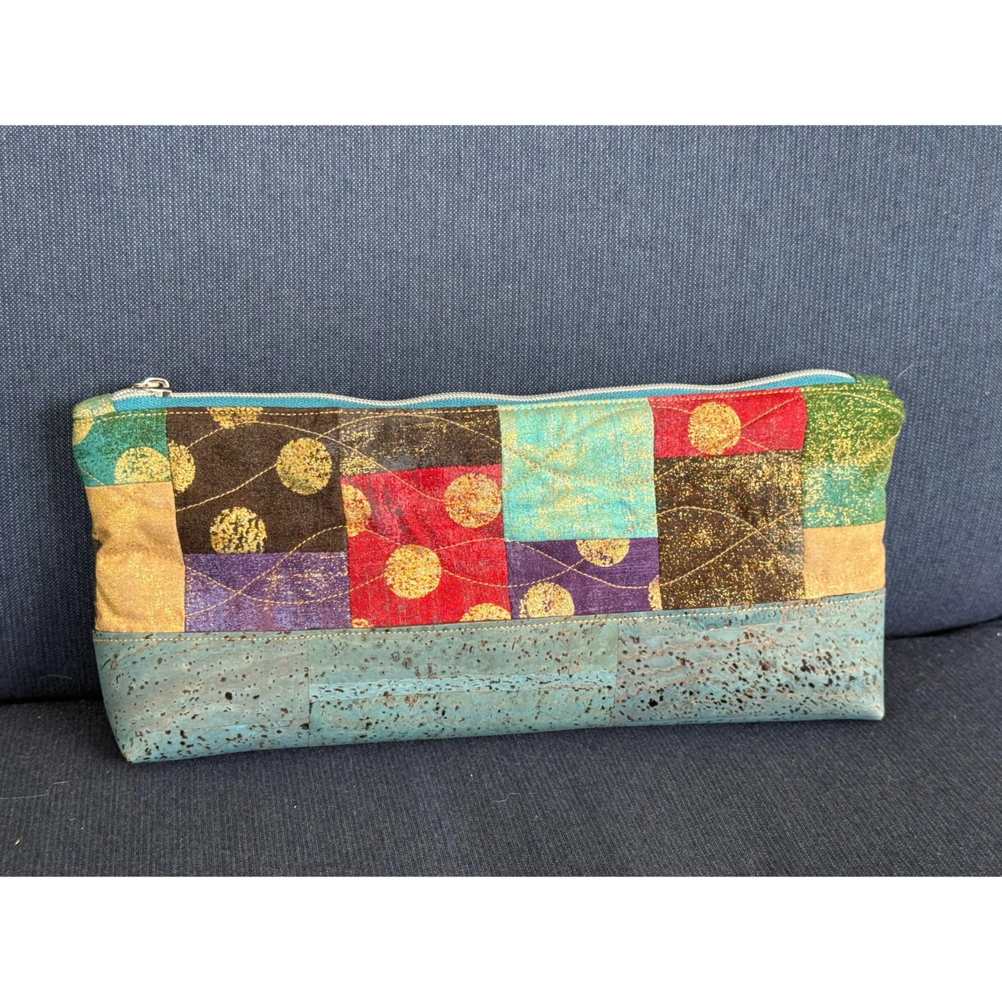 Modern Quilted Pencil Pouch