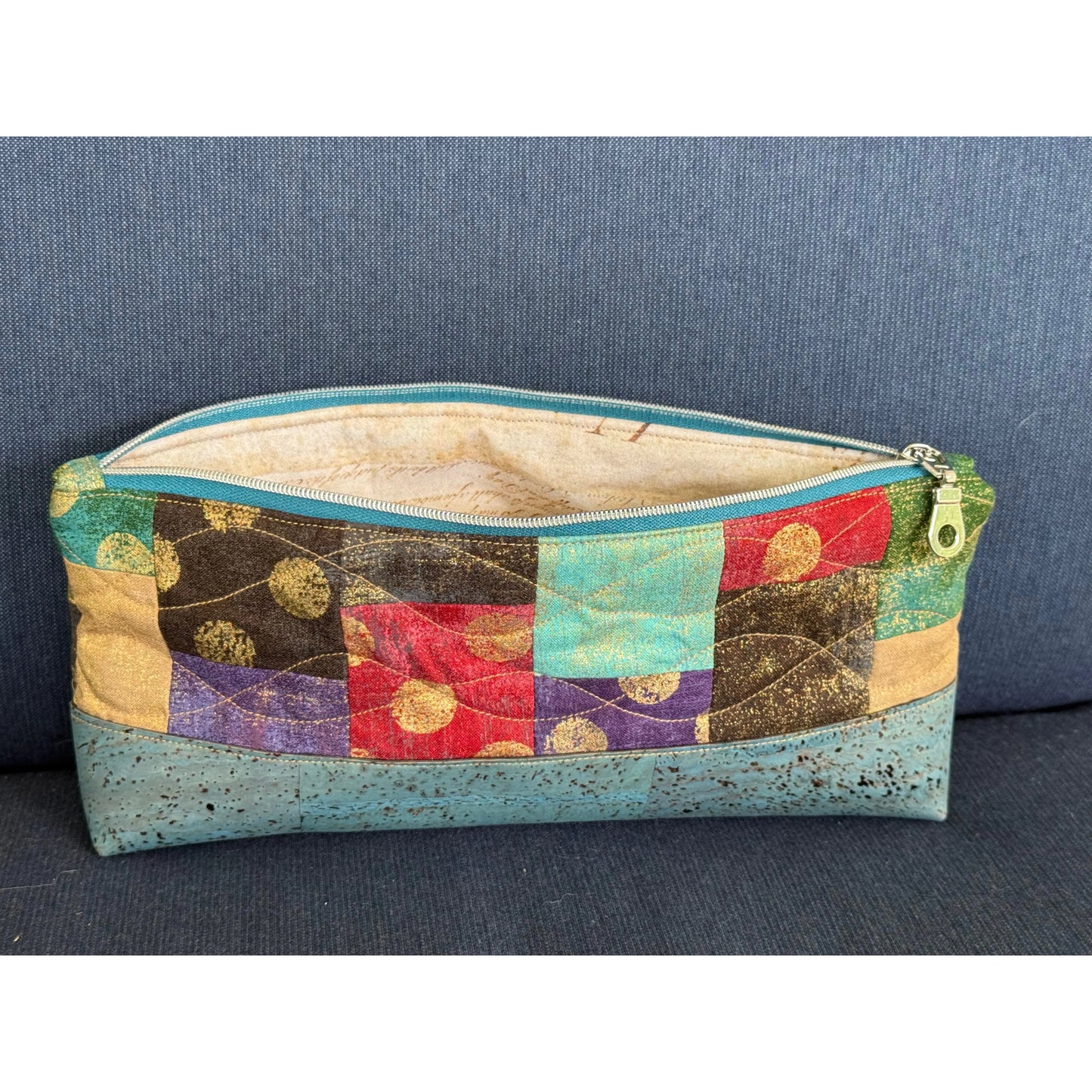 Modern Quilted Pencil Pouch