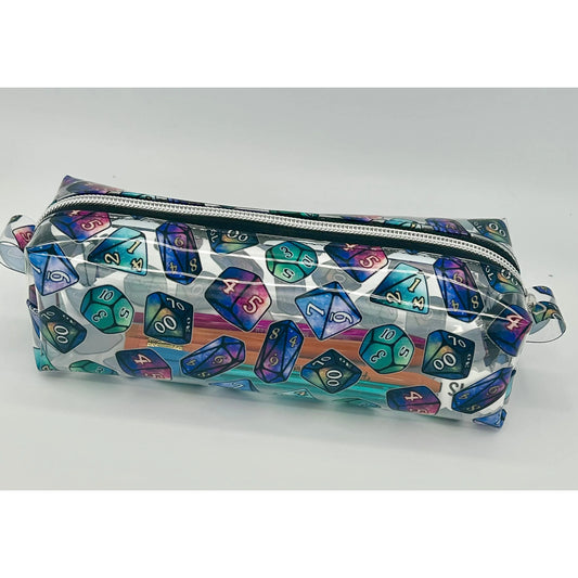 Dice Clear Pencil Pouch