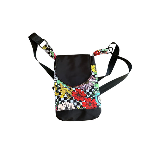 Compact Floral Crossbody