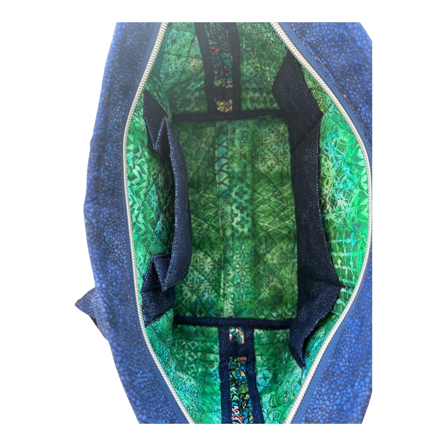 Green Mosaic Quilted Tote