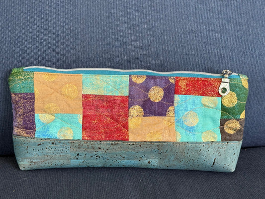 Modern Quilted Pencil Pouch