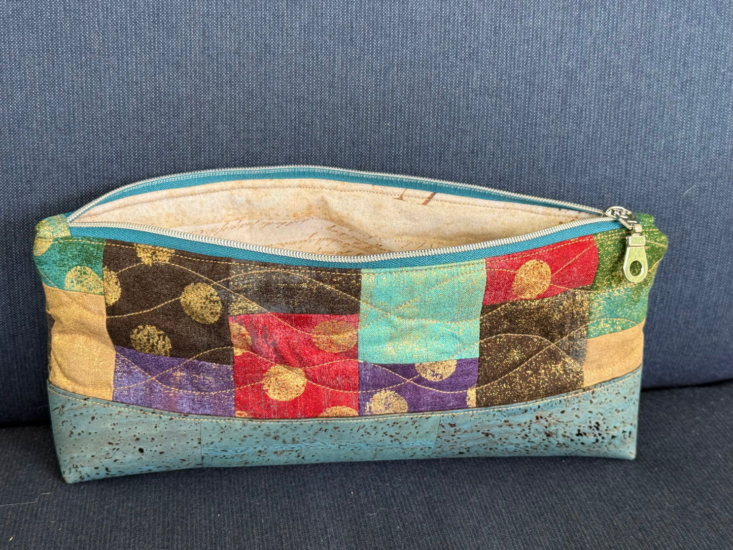 Modern Quilted Pencil Pouch
