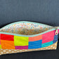 Color Block Quilted Pencil Pouch