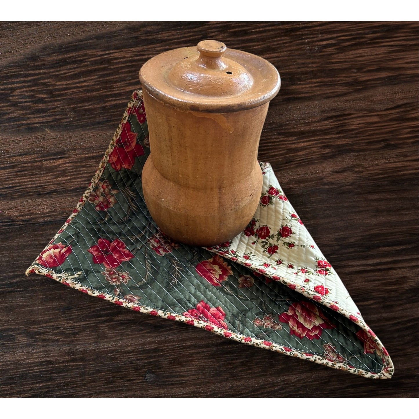 Oversized Hot Pad – Handmade Quilted Trivet for Casserole Dishes, Baking &amp; Serving
