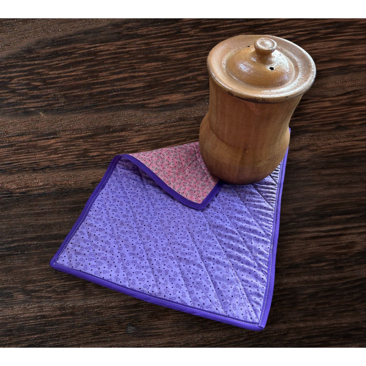 Oversized Hot Pad – Handmade Quilted Trivet for Casserole Dishes, Baking &amp; Serving