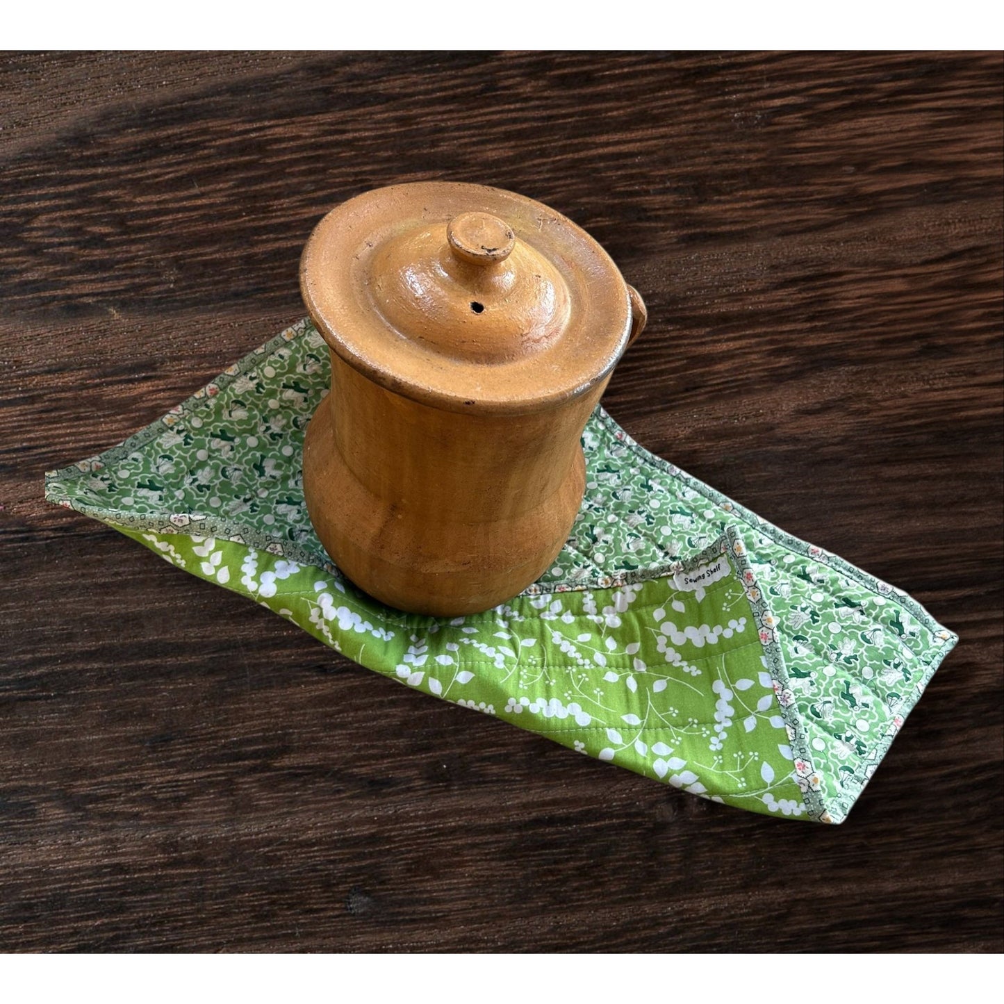 Oversized Hot Pad – Handmade Quilted Trivet for Casserole Dishes, Baking &amp; Serving
