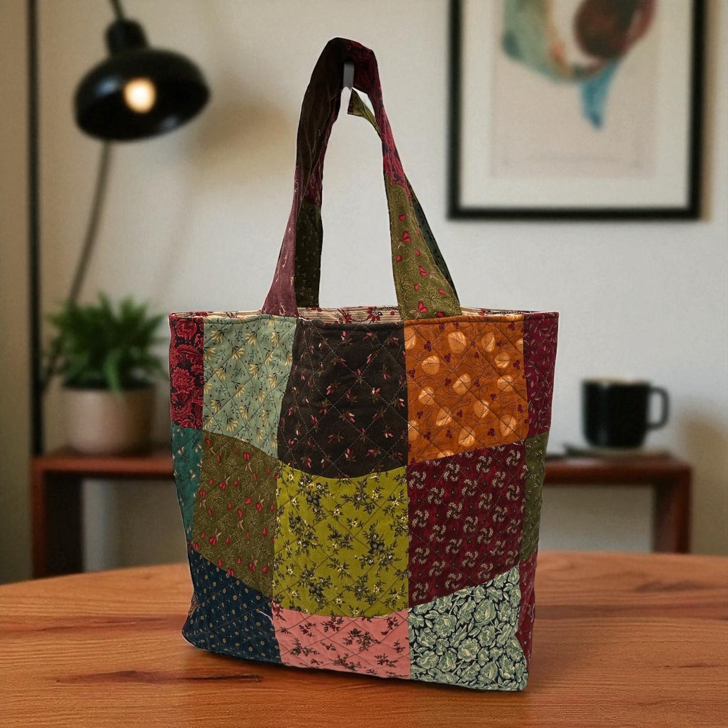 Quilted Market Tote - Multiple Options